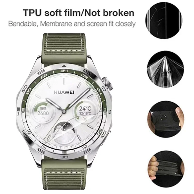 Film Hydrogel pour montre intelligente universelle, diamètre 30, 31, 32, 33, 34, 35, 36, 37, 38, 39, 40, 41, 42, 43, 44, 45, 46mm, doux, Chancelier