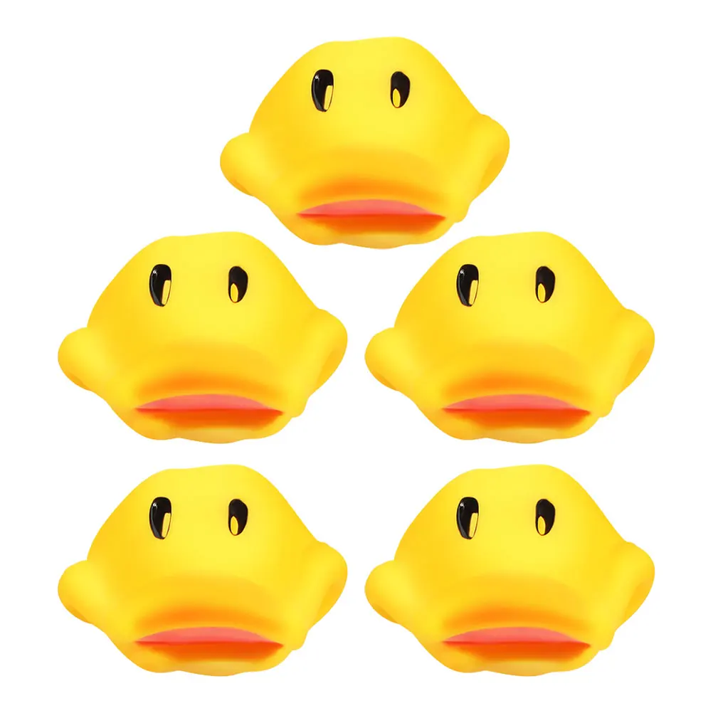 

5pcs Duck Bill Masks Realistic Beak Animal Nose Prop For Kids Dress Up Halloween Party Cosplay Carnival Masquerade Accessory