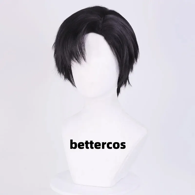 

aa69Alien Stage аниме Иван Сорроу косплей парик короткий черный цвет Cos термостойкие парики из волос