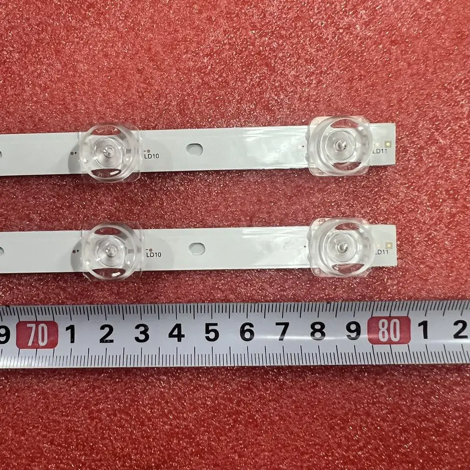 Kit Rétroéclairage LED 2pcs Pour TV 43" - Compatible 43UD6306 43UD6326 Etc. - Barre LED 11LED 6V 805mm