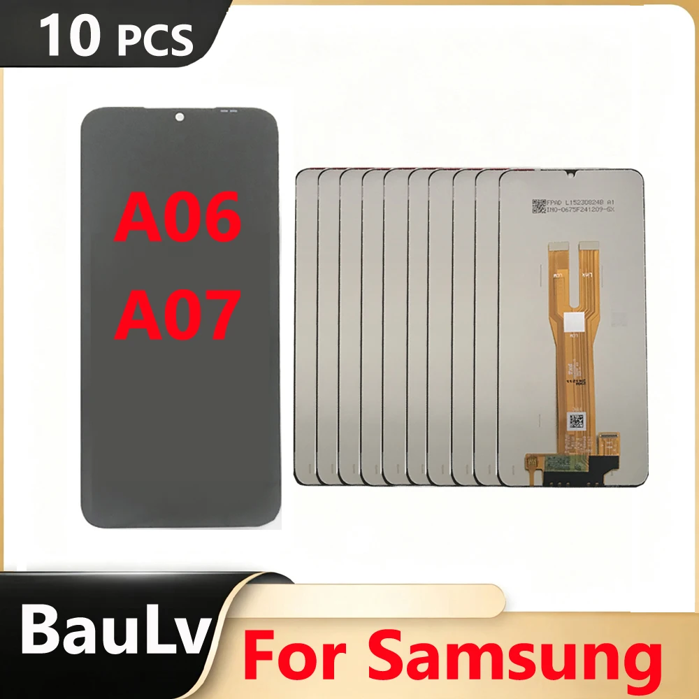 Wholesale 10 Pieces/Lot For Samsung A06 4G A065 A065F SM-A065M LCD Display A06 5G A066 SM-A066 Touch Screen A07 4G A075 A075F