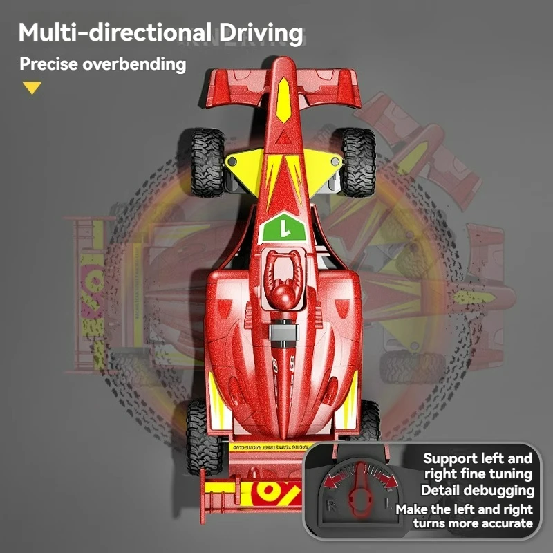 F1 RC Car Formula Remote Control Vehicle Toy Moving Racing High-Speed Drifting Sports Car 2.4G Toys for Boys Kids Birthday Gifts