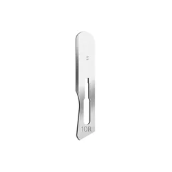10R Dermaplaning Blades Sterile Surgicals Blades Stainless Steel Individually Packed Box of 100 Disposable
