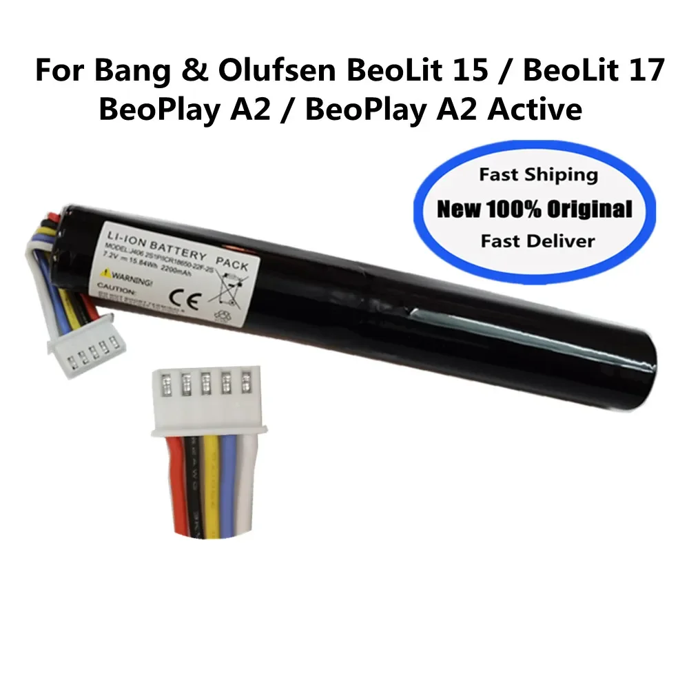 Speaker Original Battery J406/ICR18650NH-2S For Bang&Olufsen BeoPlay A2 Active BeoLit 15 17 Bluetooth Batteries