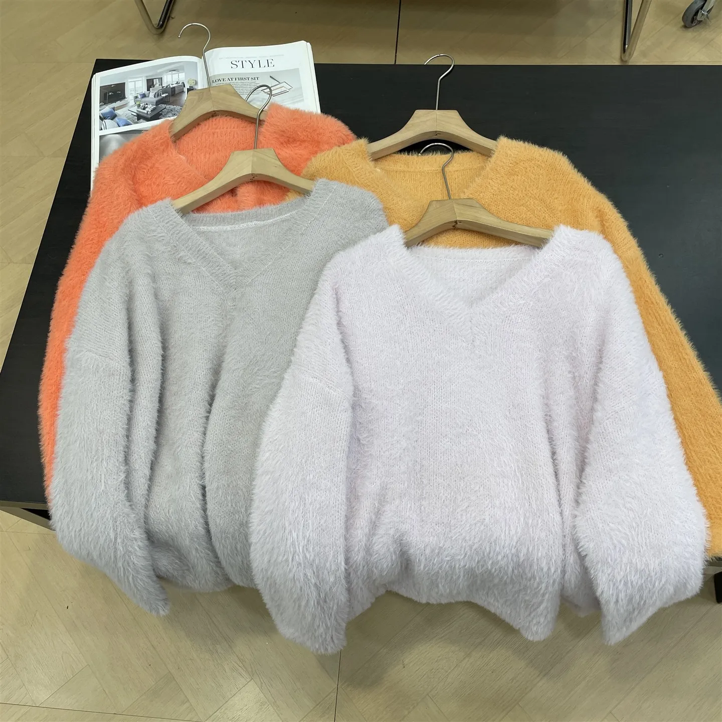 الحلو Sle طويل Sve سترة سترة تصميم فريد من نوعه عادية الخريف الشتاء المرأة Faion محبوك مفتوحة الجبهة J28