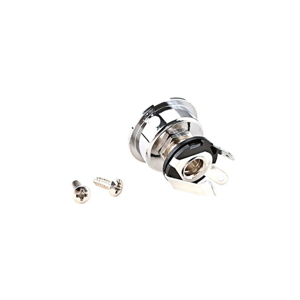 

Electric Guitar Jack Socket Metal Replacement Durable NonBreakable LongTerm Use Guitar Supplies Musical Instruments Parts