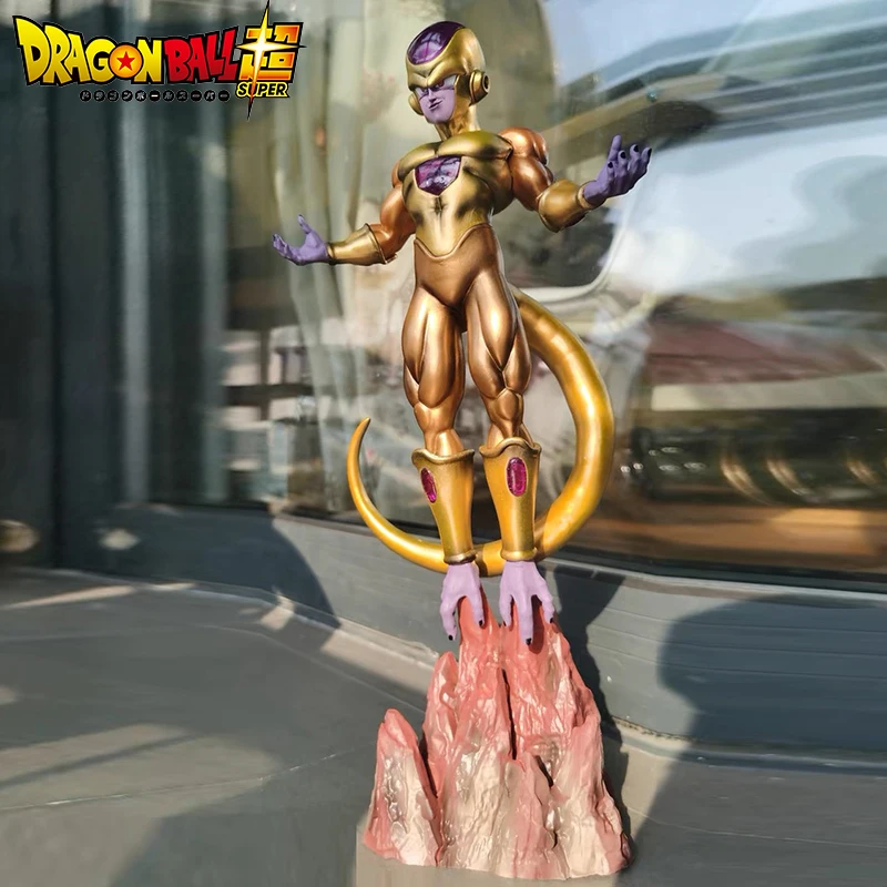 

Dragon Ball Anime Figures 39cm New Super Frieza Figure Golden Frieza Friesa Figurine Statue Collectible Pvc Model Doll Toys Gif