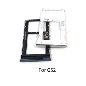 Bilashmart Motorola Moto G52 G82 G72 G62 SIM Card Tray Slot Holder Adapter Socket Repair Parts