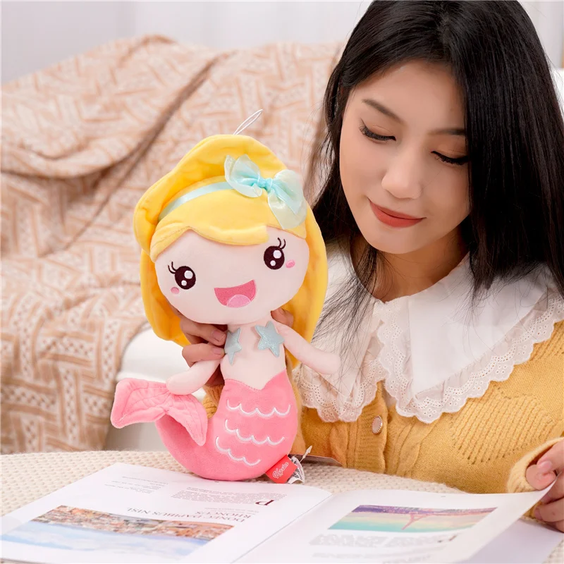 Quality Stuffed Doll Princess Style Mermaid Plush Dolls Best Gift Toys for Kids Girls Home Decor Birthday Present For Children