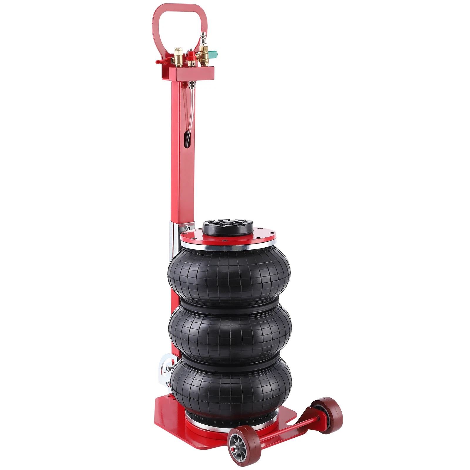 3 Ton/6600LBS Triple Bag Air Jack Long Adjustment Hand, Lifting Height Up to 15.75 Inch