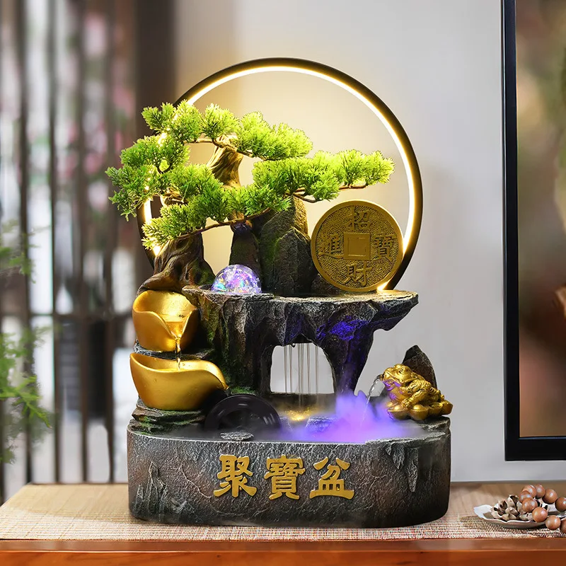 Steingarten Fengshui Wheel und Liushui Zhaocai Circulating Water Landscape Company