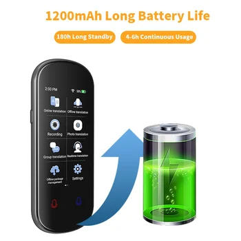 17 languages ​​smart translator 2024 Mini for global travel with real-time voice recording and text translation functions