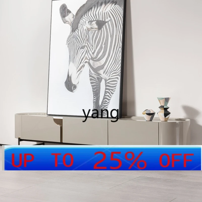 

Lmm TV cabinet, living room, household small apartment, coffee table TV cabinet, integrated storage and storage