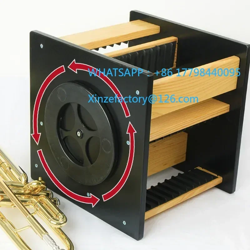 Настраиваемая вращающаяся на 360 градусов настольная полка для хранения компакт-дисков, компактный органайзер для дисков и коробка для сбора, идеальный подарок для меломана