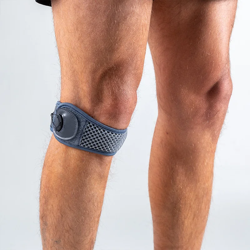 Patella Strap with Rotary Buckle Knee Meniscus Protection Portable for Running Hiking Fitness Outdoor Sports
