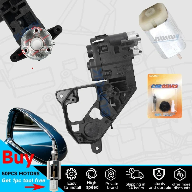 Gemohub For Mazda 2 2015-2018 Car Rearview Mirror Fold Motor pure copper Work is not lagging auto-expand General applicability