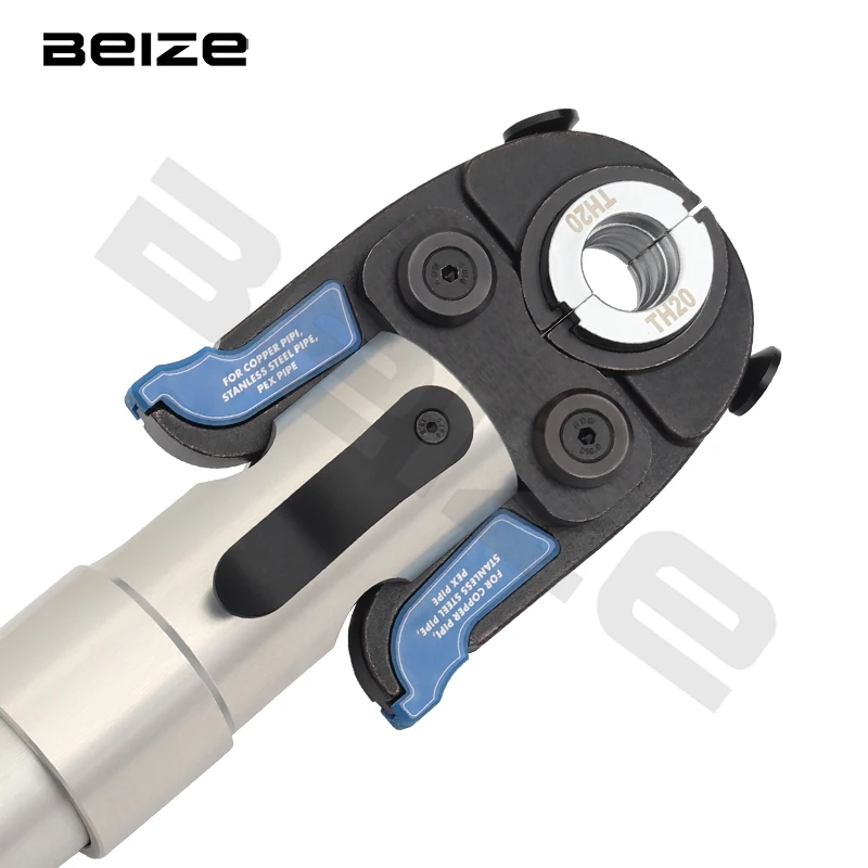 เครื่องมือจีบท่อไฮดรอลิกสำหรับท่อ PEX, สแตนเลส, ทองแดง, คีมกดแบบมืออาชีพสำหรับงานประปา