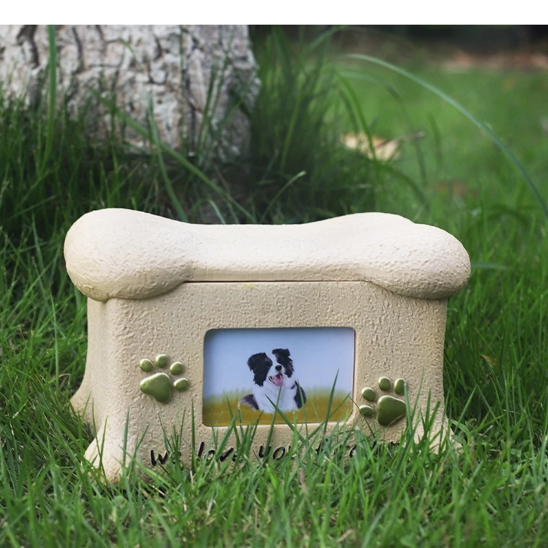 Urnes pour animaux de compagnie en résine, boîte à Souvenir pour chien et chaton, ange amour, fournitures funéraires et sacrificielles, crémation pour cendres humaines commémoratives