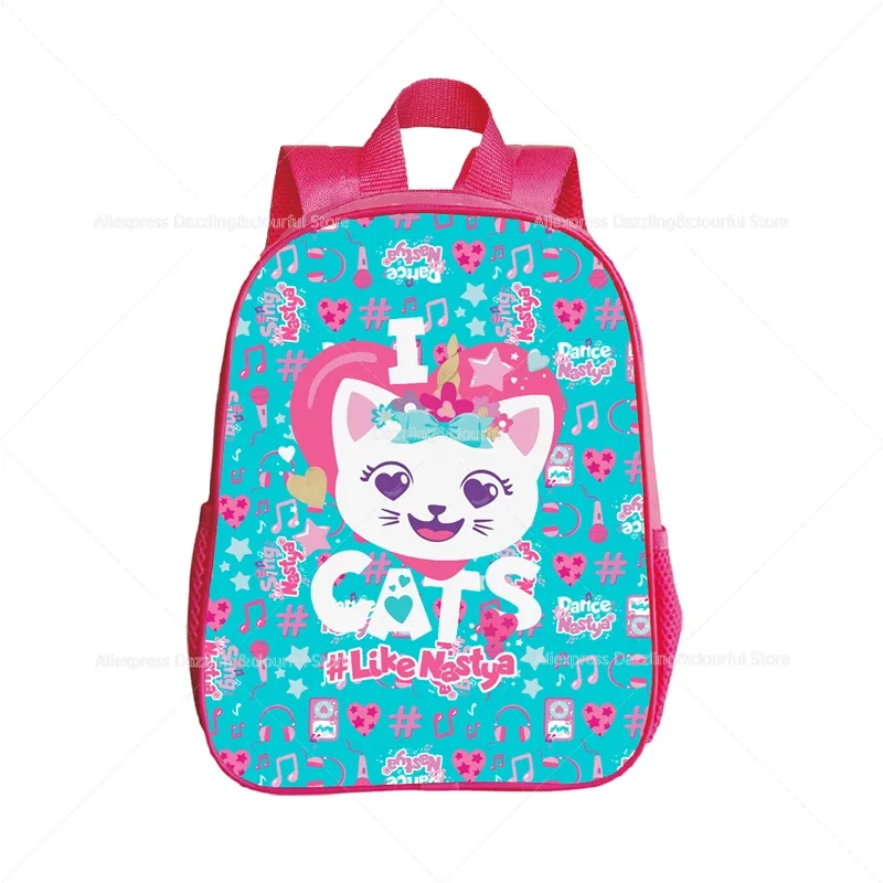 12 Inch Like Nastya Backpack Pink Kindergarten Kids Children Boy Girl Shoulder Rucksack Toddler Back to School Bag Gift