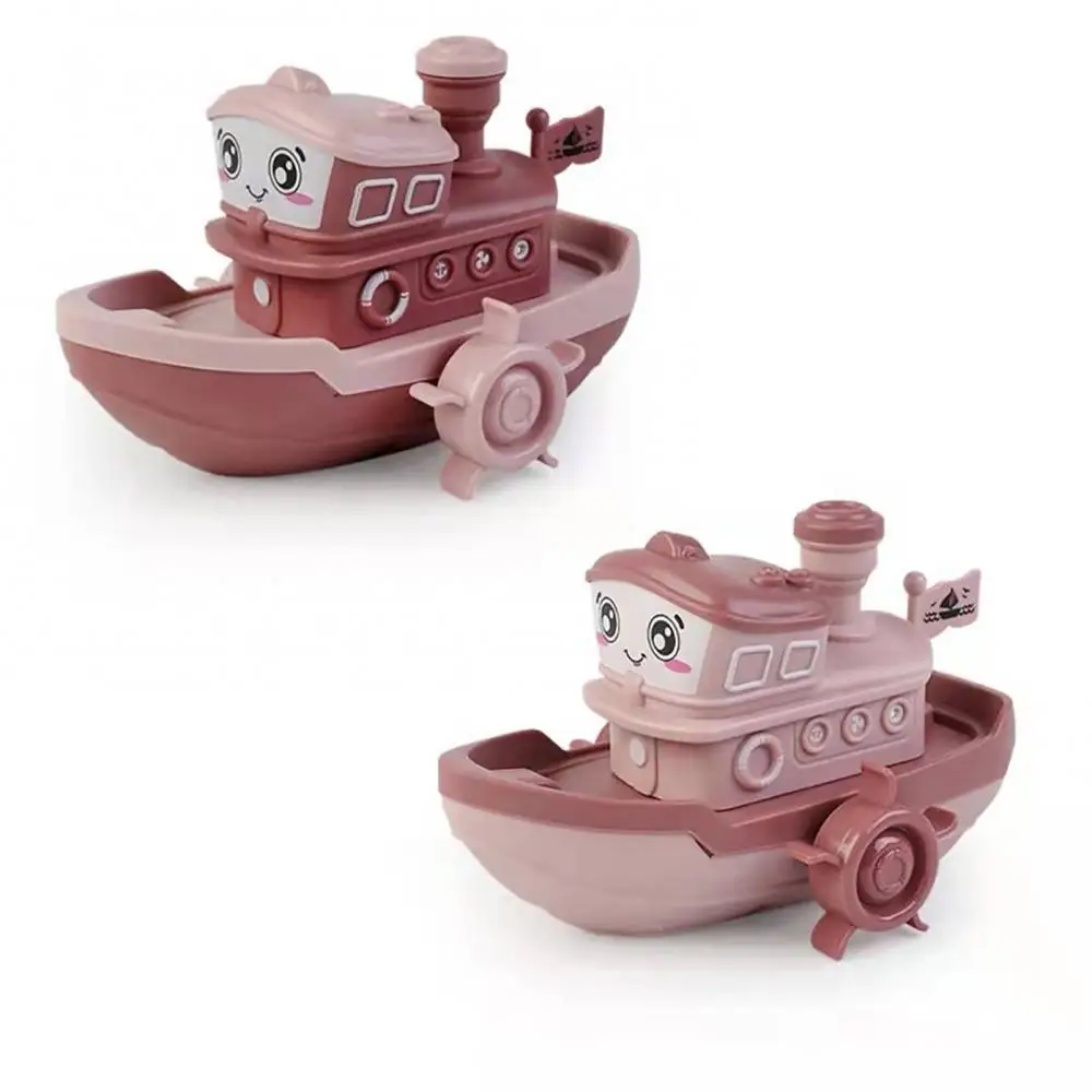 Baby Bad Spielzeug Nette Cartoon Schiff Boot Uhrwerk Spielzeug Wind Up Spielzeug Kinder Wasser Spielzeug Schwimmen Strand Spiel für Kinder Geschenke Jungen Spielzeug