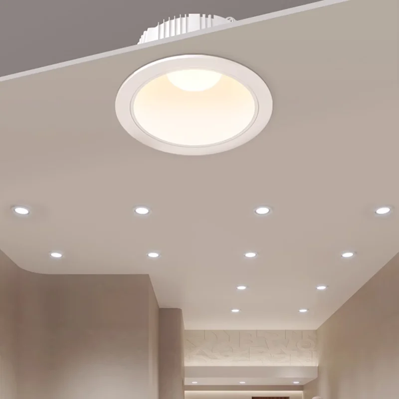 CRI 97 Anti Glare Verzonken Dimbare LED Downlights 7W9W12W15W18W20W24W COB Plafondlamp Spot Verlichting AC110-230V + Led Drive