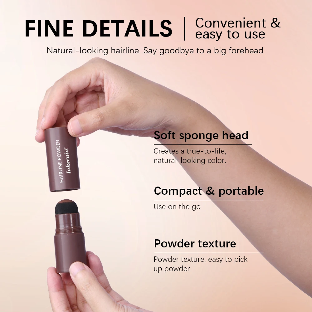 ปากกาคอนซีลเลอร์เส้นผมและรากกันน้ํา – การปกปิดสีเทาทันทีพร้อมแป้งผสม Easy Blend สําหรับผมธรรมดา แต่งหน้าสวย