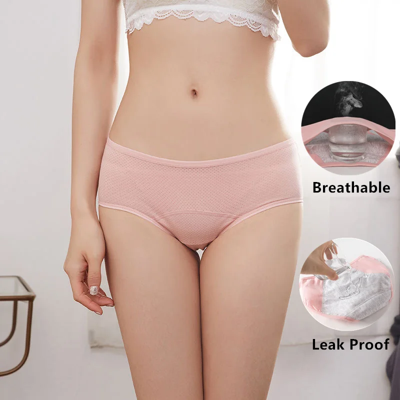 Menstrual Panties Women Leak Proof Monthly Underpants Menstruation Briefs Cotton Period Underwear Kit Wholesale More Is Cheaper