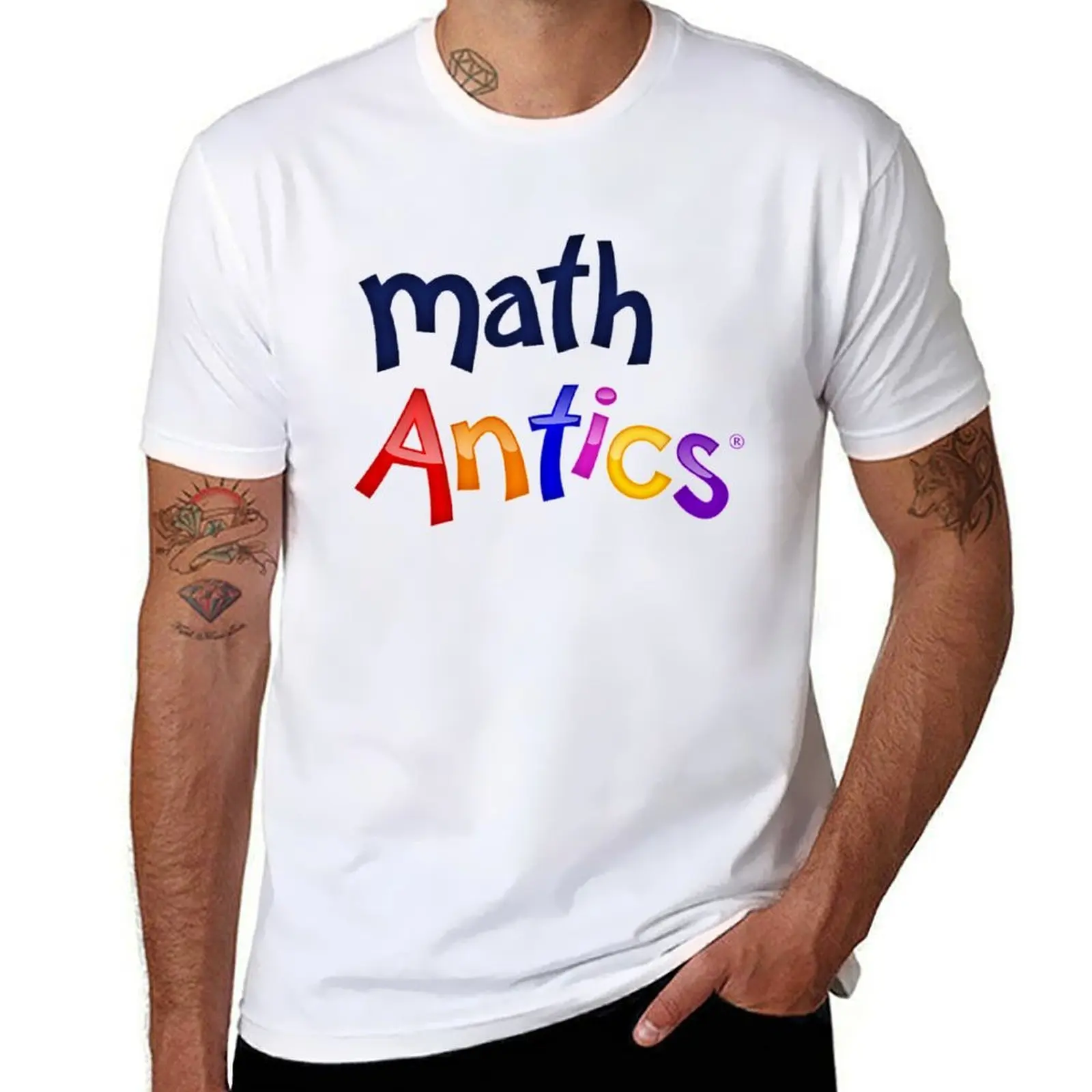 

tees Antics t man man Logo for Math designer t shirts T-Shirt Colorful graphic shirt shirts t graphic