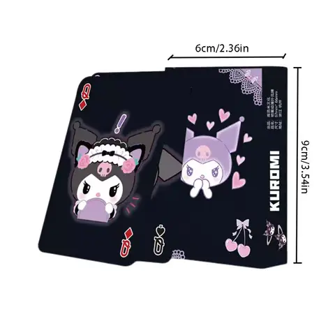 Sanrio Poker Spelkort Brädspel Anime Kuromi Barnleksaker Kortlek Manga Spelkort 10 best sales anime pokerspelkort - №1