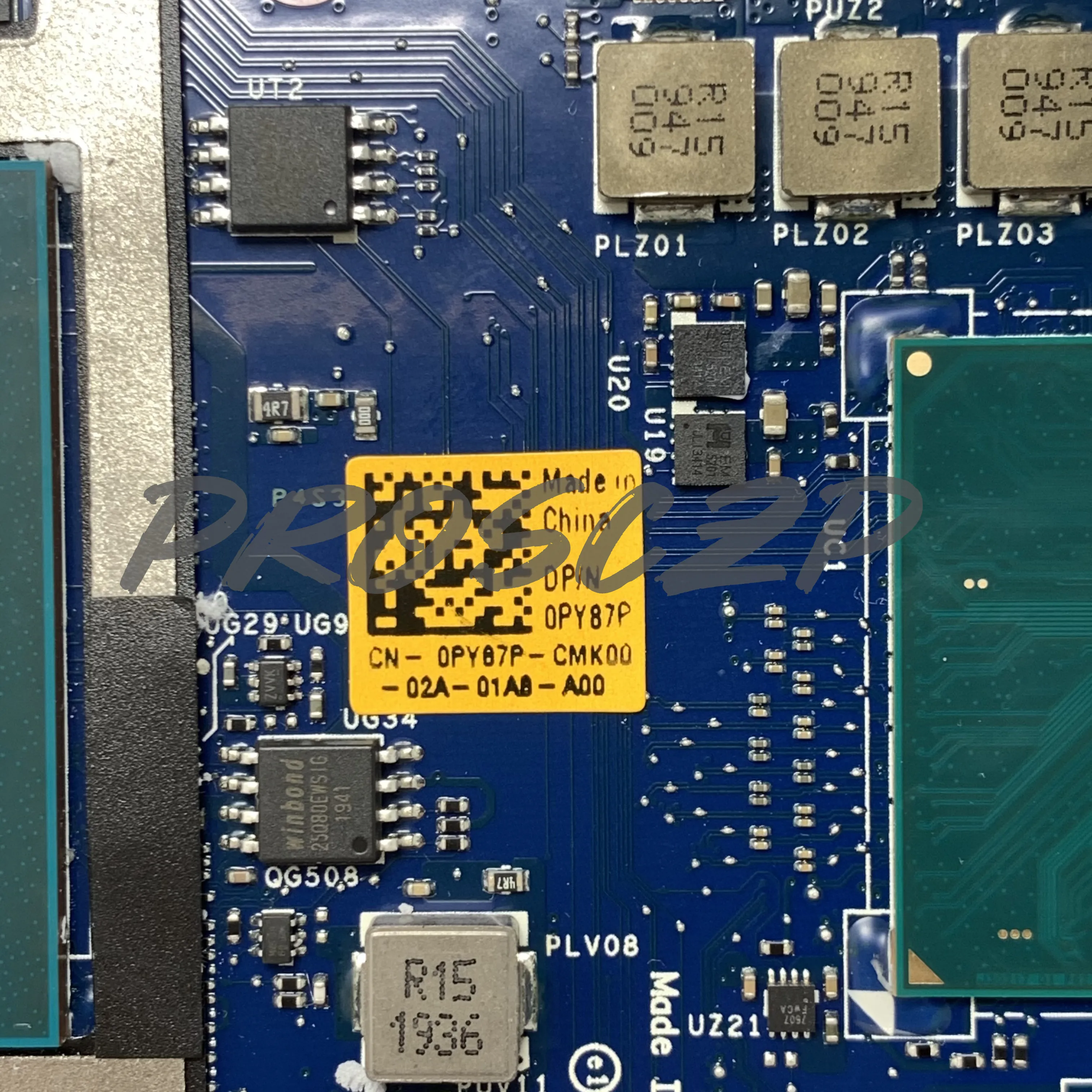 

CN-0PY87P 0PY87P PY87P для ноутбука DELL M15 R2, материнская плата EDQ51 LA-H351P с SRF6U I7-9750H N18E-G1-KD-A1 RTX2060, 16 ГБ, 100% тестирование