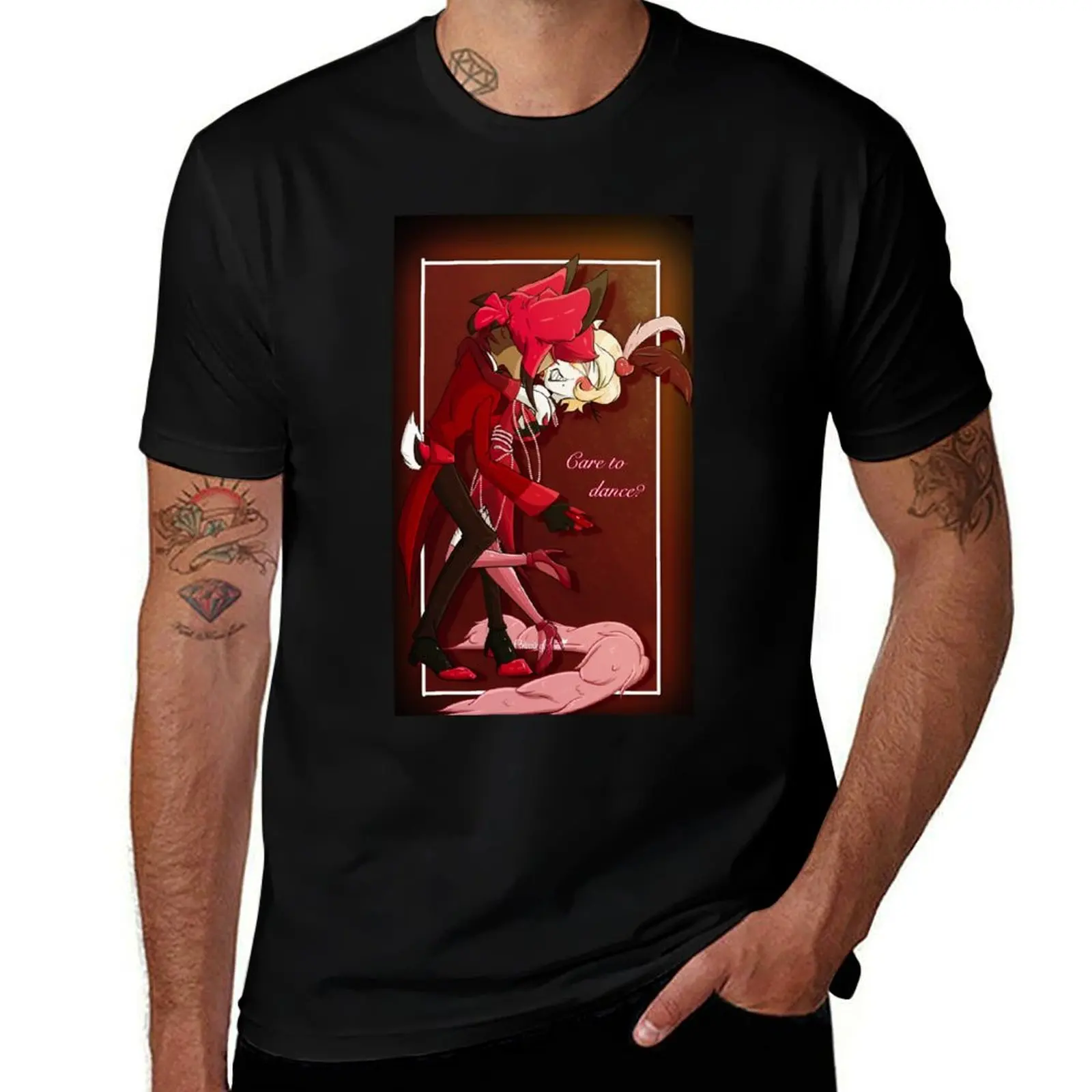 

Care to dance… T-Shirt for a boy blue archive shirts graphic tee anime t shirts men clothes