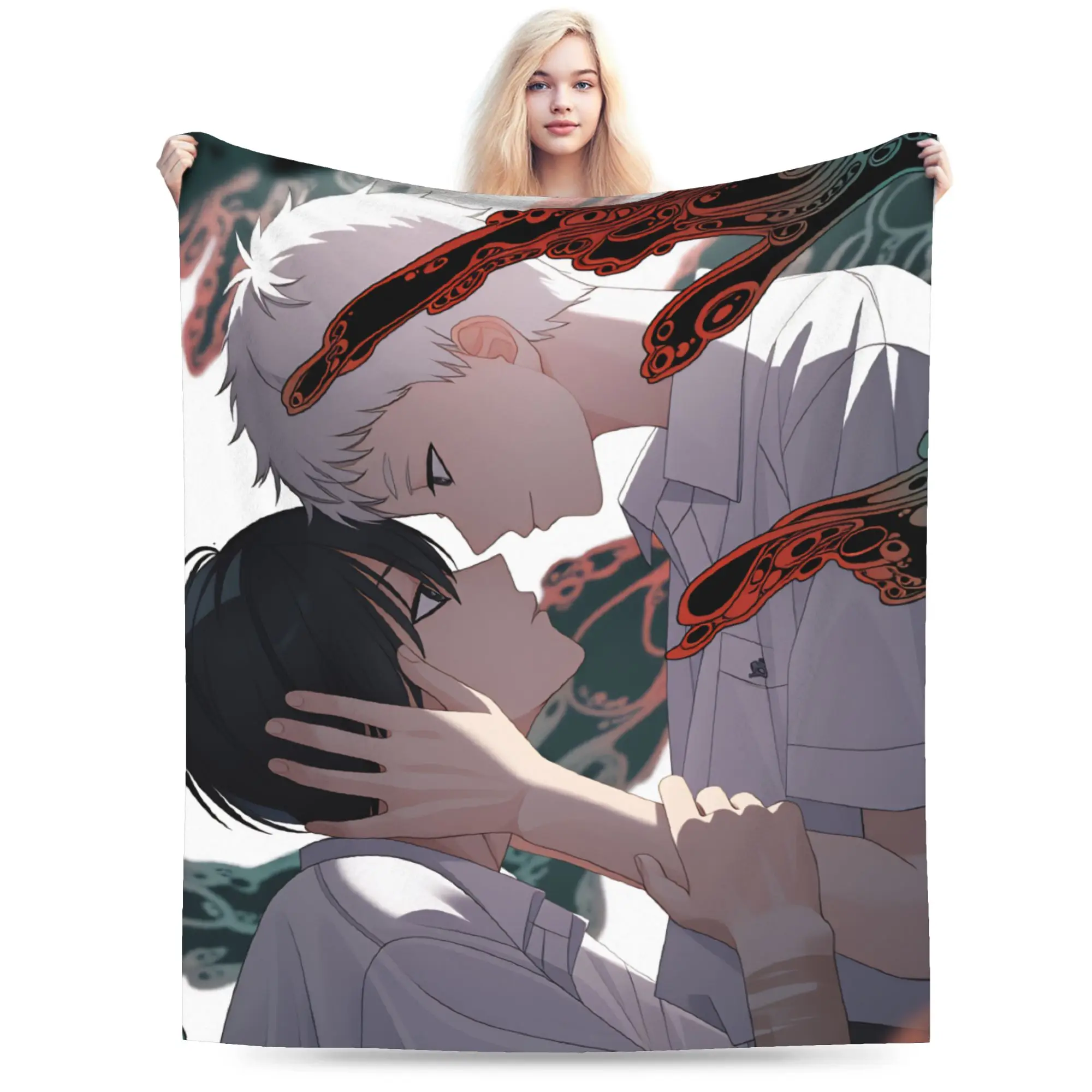 The Summer Hikaru Died Blankets  Super Warm Funny Plush Throw Blanket For Girls Boys Couch Chair Flannel Bedspread Bed Cover