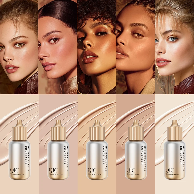 QIC Seamless Concealer Moisturizing Brightens and Covers Dark Circles and Tear Grooves Without Wrinkles