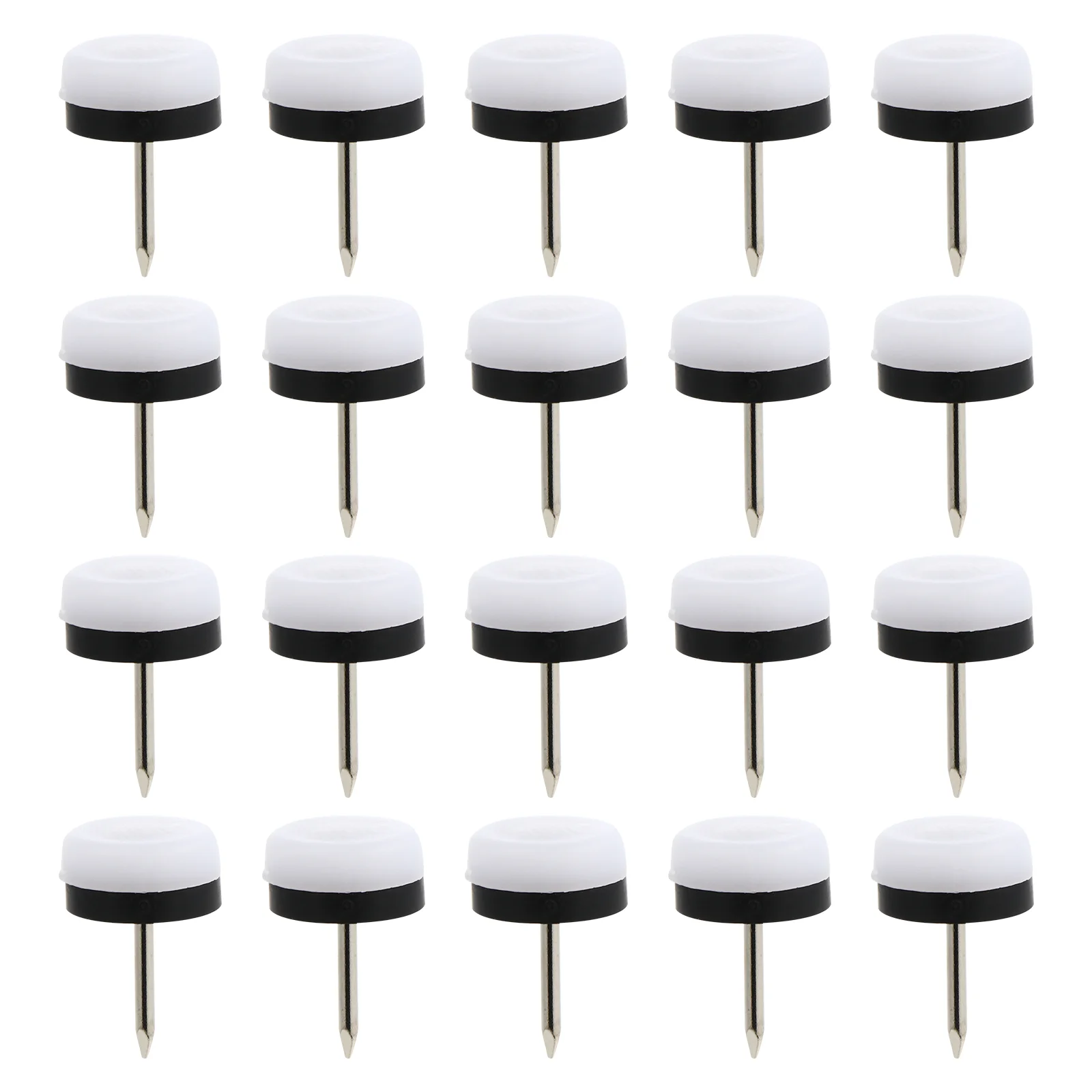 40 Pcs Felt Pad Foot Spikes with Pads Sofas Floor Protector Nylon Furniture Chair Glide