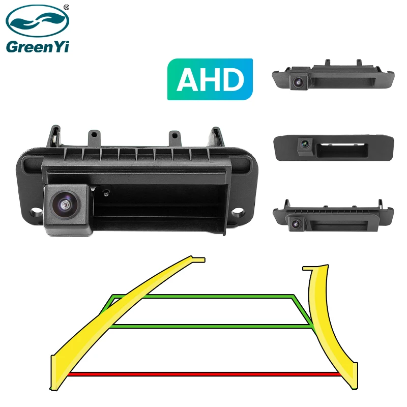 AHD Dynamic Trajectory Trunk Handle Camera For Mercedes Benz GLK GLA GLC ML A180/200 CLA W117 W205 W212 W166 W246 W204 Vito W447