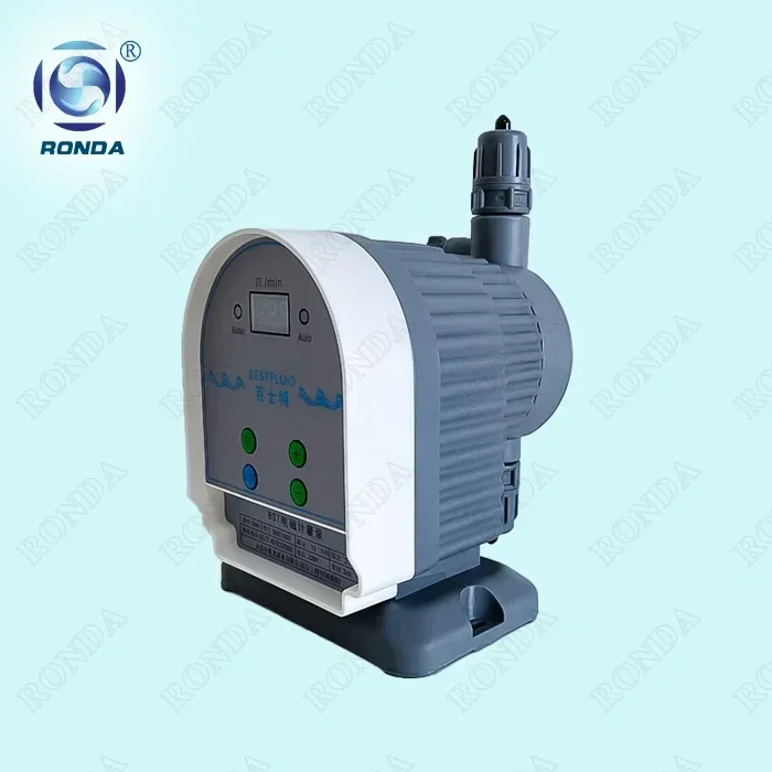 55USD BST مضخة الجرعات ذات الملف اللولبي الصغير المعتمد من مادة PVC للمواد الكيميائية والزيت والماء والأدوية وما إلى ذلك.