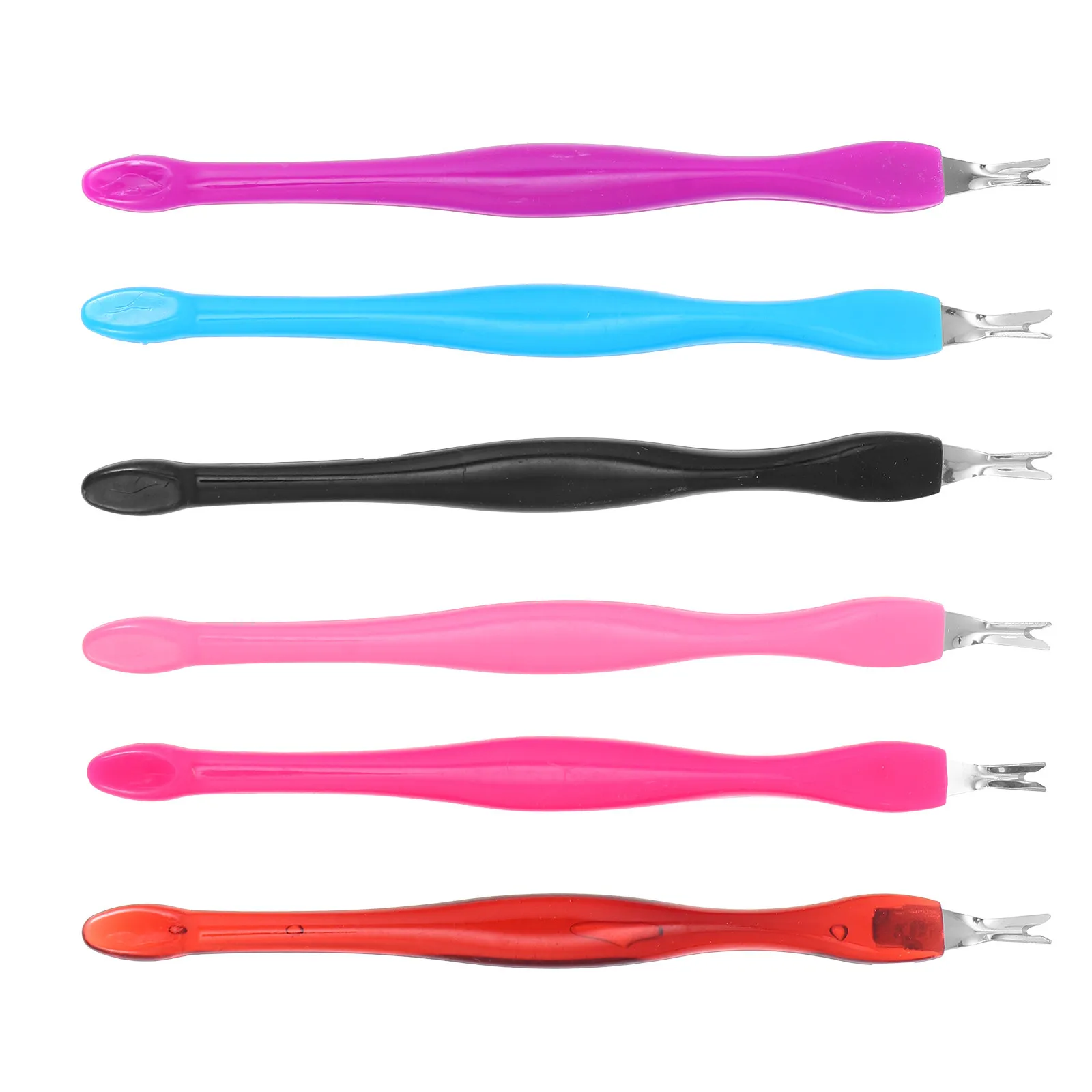 

30pcs Dead Skin Removal Forks Humanized Design Anti-Slip Lightweight Manicure Tool For Nail Art Cuticle Peeler Scraper Set