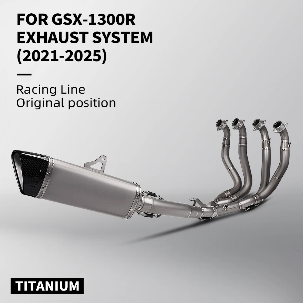 

Suitable for GSX1300R GSX-1300R 2021-2025 Titanium Alloy Motorcycle High Quality Full Exhaust System