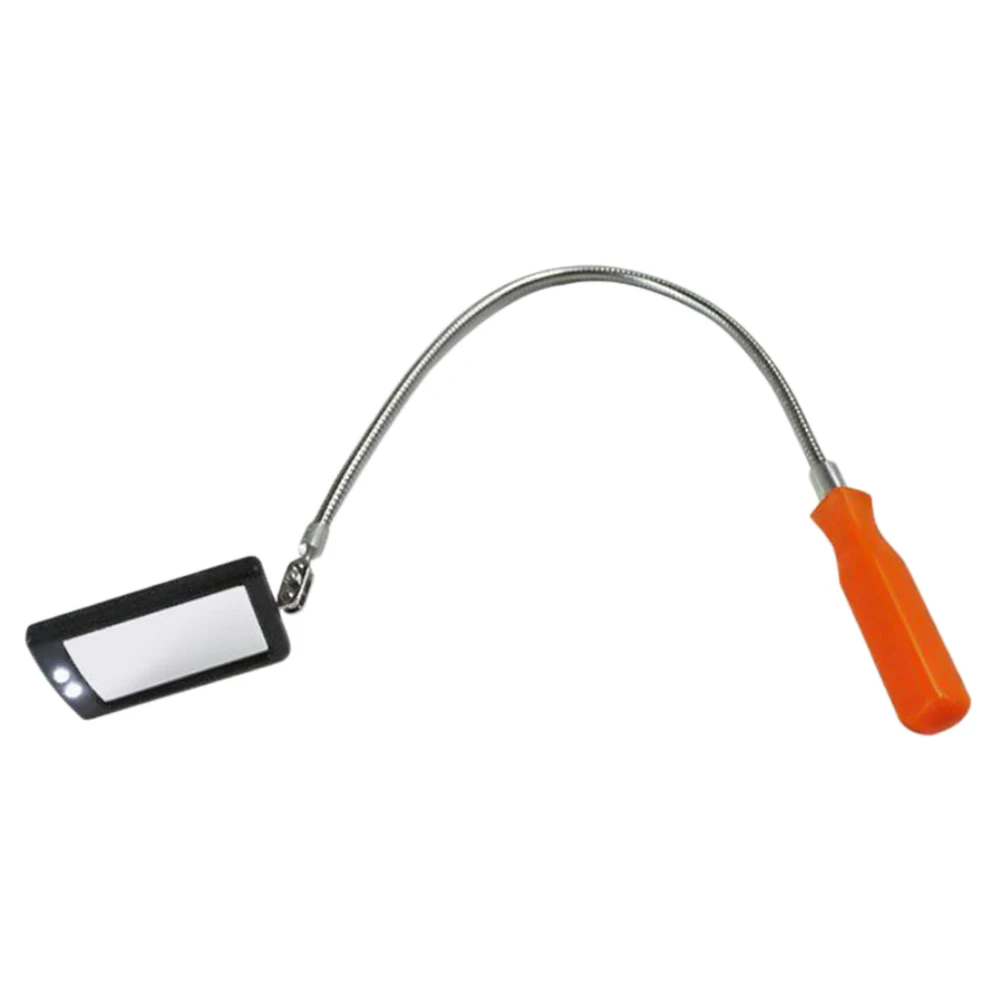 Car LED Inspection Mirror 360 Degrees Rotating Telescopic Inspection Mirror Engine Chassis Inspection Mirror With LED Light