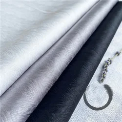 Micro Elastic Twill Jacquard Fabric By Meters for Needlework Clothes Cheongsam Dress Sew Dark Pattern Soft Brocade Vintage Cloth