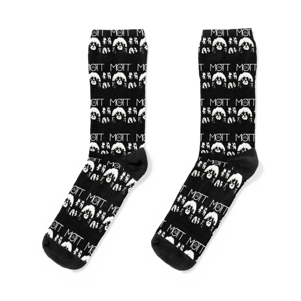

mott the hoople Socks Run funny sock Sports hiphop Socks Ladies Men's