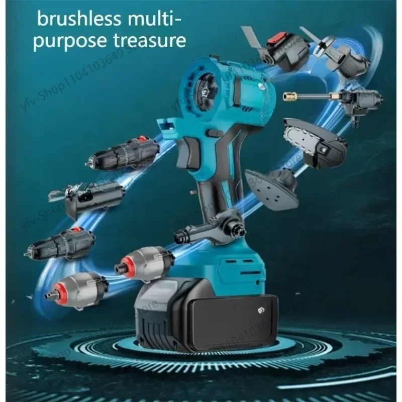 New Multi-Purpose High Power Replaceable Li-Po Electric Tool Set Household Universal Tool DIY Industrial Garden Tools