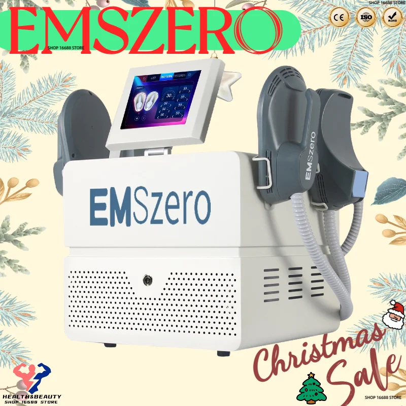 Christmas Sale EMSzero Machine Sculpting Body Muscle Stimulation Massager EMS RF Sculpt 15 Electromagnetic Butt Fat Machine