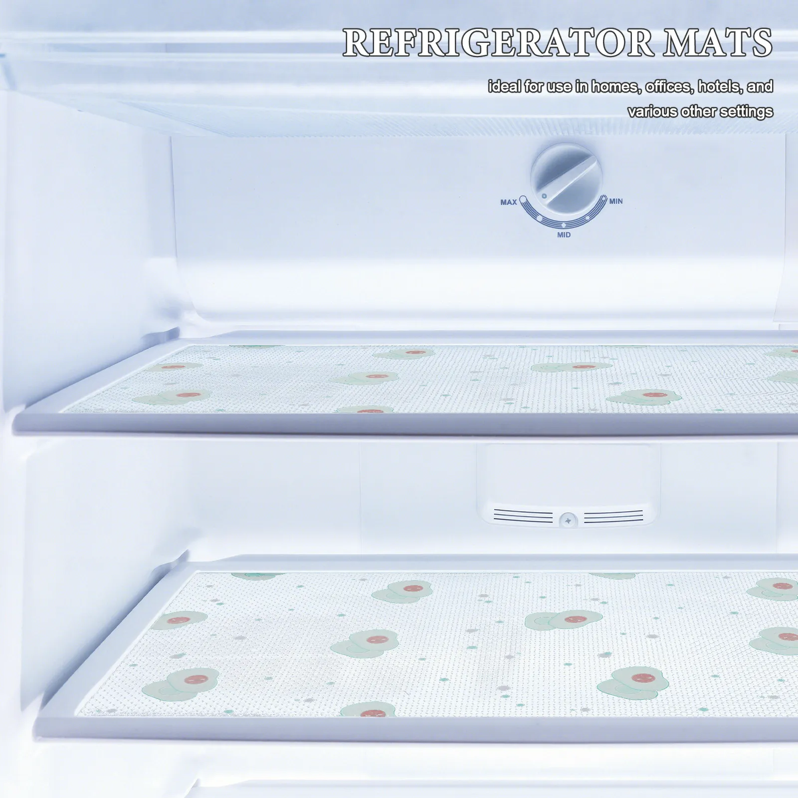 

Набор из 8 моющихся нескользящих ковриков для холодильника с принтом авокадо, подкладки для полок, накладки на ящики, покрытия для кухонных шкафов