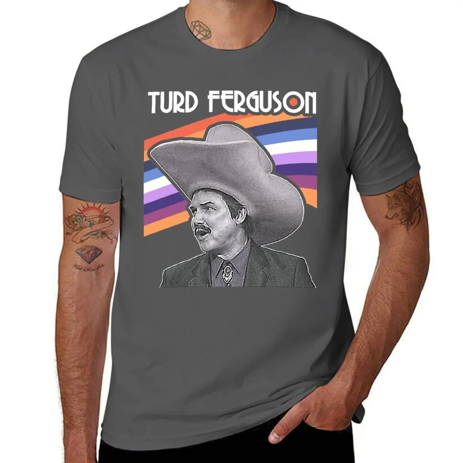 

Turd Ferguson Celebrity Jeopardy Retro SNL T-Shirt man t shirt designer funny t shirts dark humor T-Shirt
