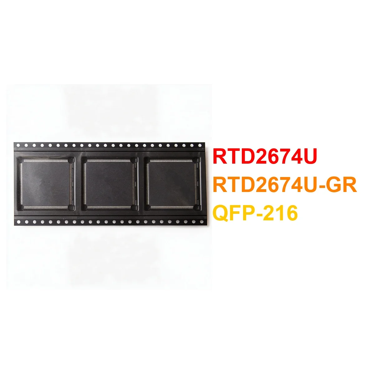(2piece) RTD2674U RTD2674U-GR QFP-216 Chipset