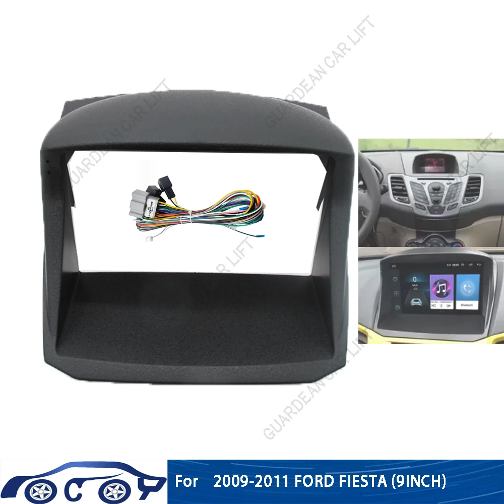 

Автомобильный радиоприемник для 2009-2011 FORD FIESTA (9 дюймов), облицовка, Android, GPS, MP5, стереоплеер, 2 Din, установка на панель приборной панели