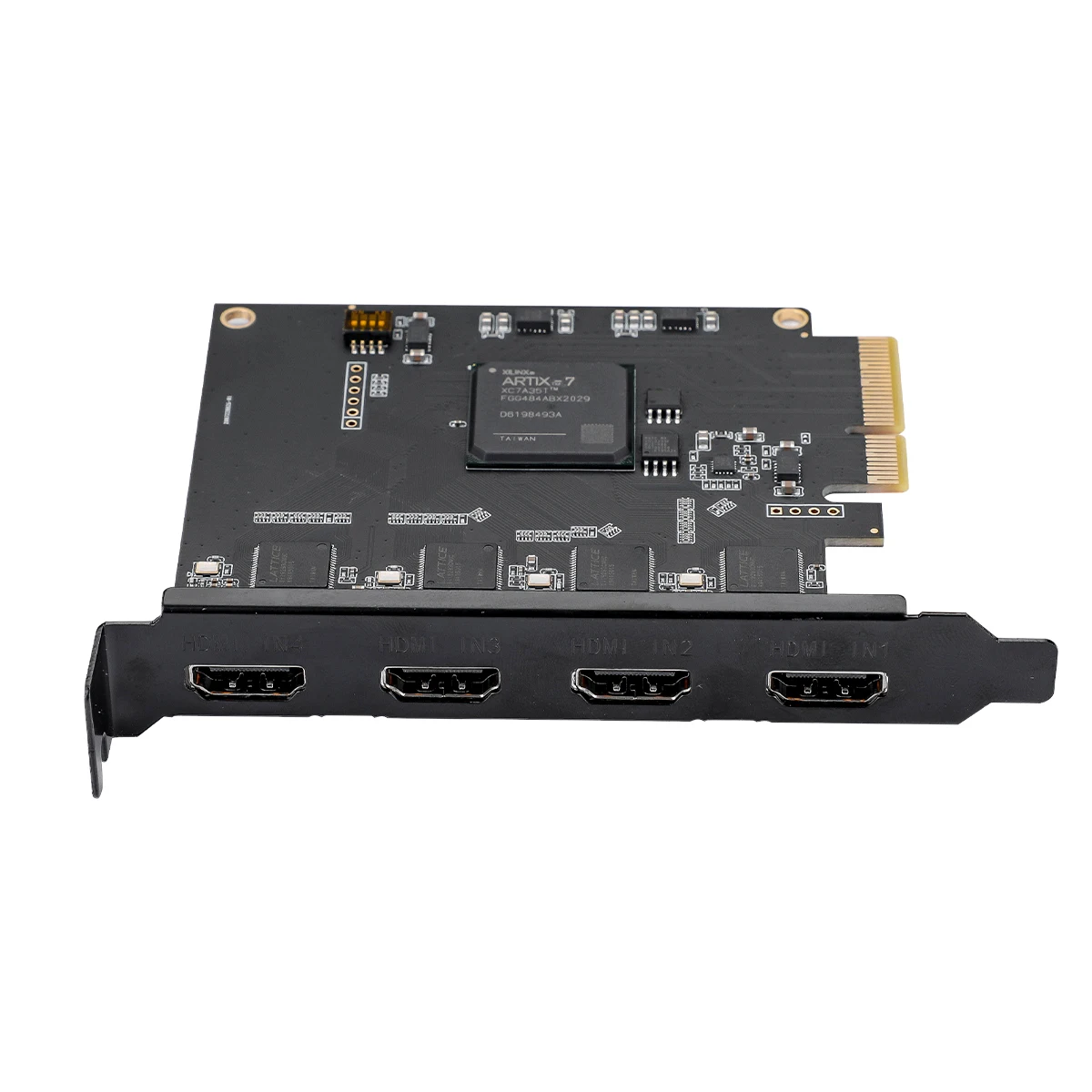 Imagem -04 - Iocrest-cartão de Captura de Vídeo Pcie Compatível com Hdmi Canais 1080p 60fps Obs Transmissão ao Vivo sem Fio Adaptador de Streaming Portas Quad