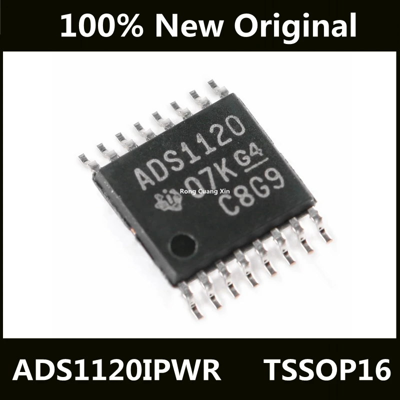 

New Original ADS1120IPWR ADS1120IPW ADS1120 16 Bit To Analog Converter TSSOP-16 Chip IC