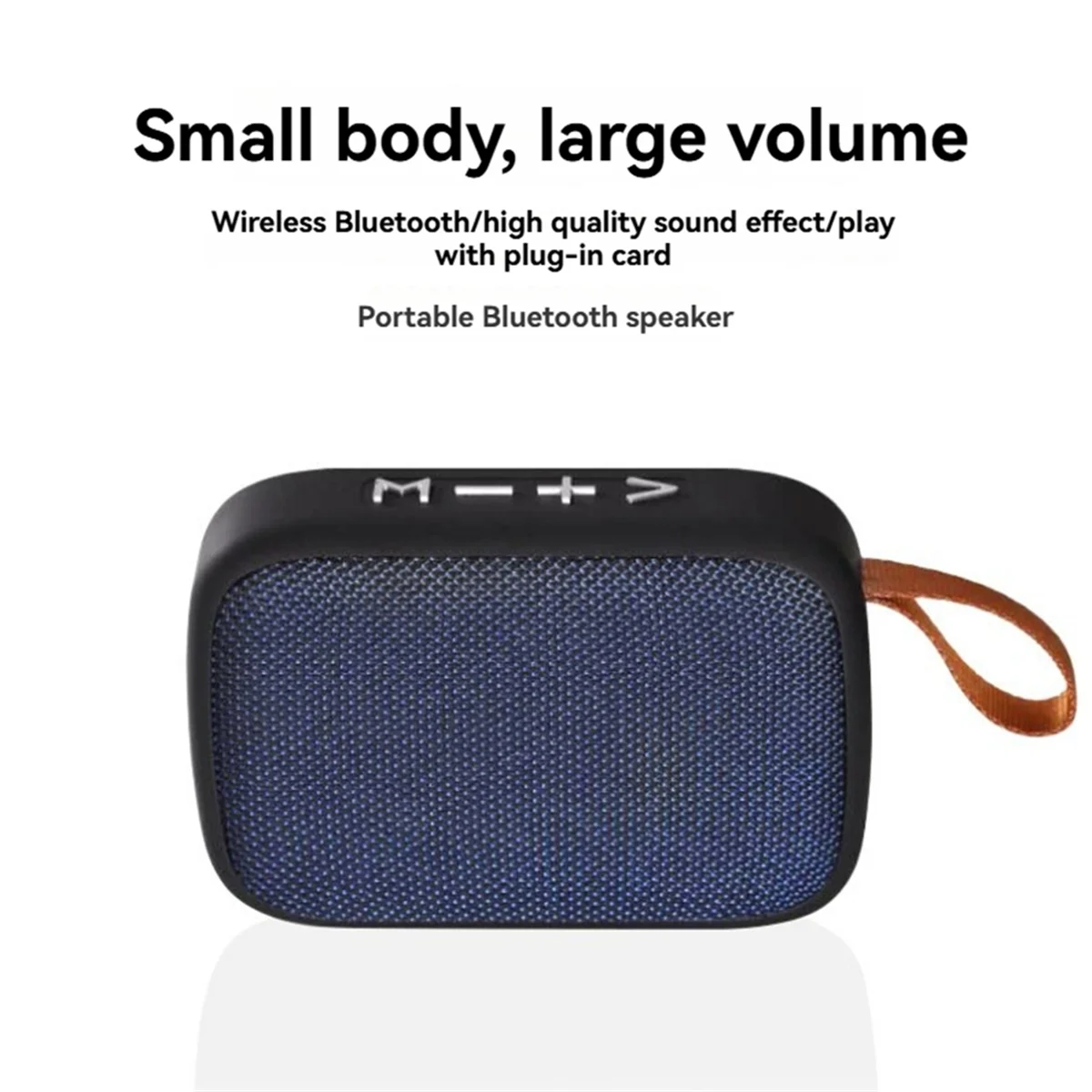 

NEW!! Portable Speakers Outdoor Bluetooth Mini Loudspeaker Wireless Column 3D Stereo Music Player Hifi Sound Box Black&Blue